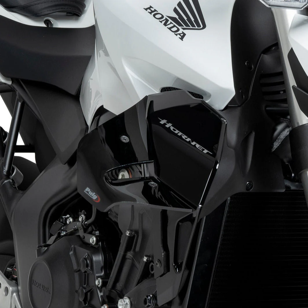 Puig D12 Side Downforce Wings | Gloss Black | Honda CB1000 Hornet inc. SP 2025>Current - Image 2