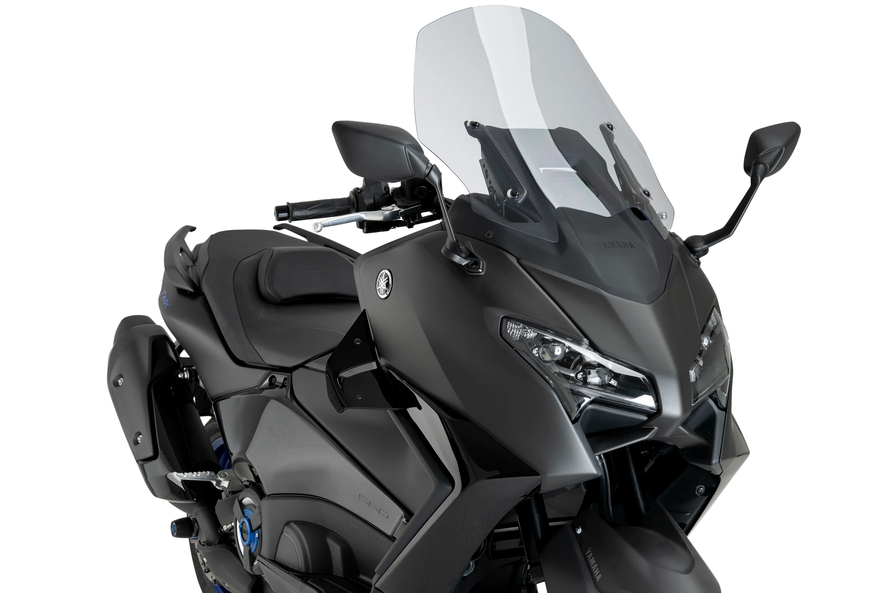 Puig D12 Side Wings | Gloss Black | Yamaha TMAX 560 2022>Current