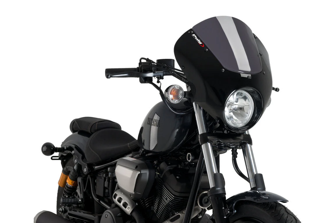 Puig Dark Night Semifairing | Dark Smoke | Yamaha XV 950 R 2014>Current