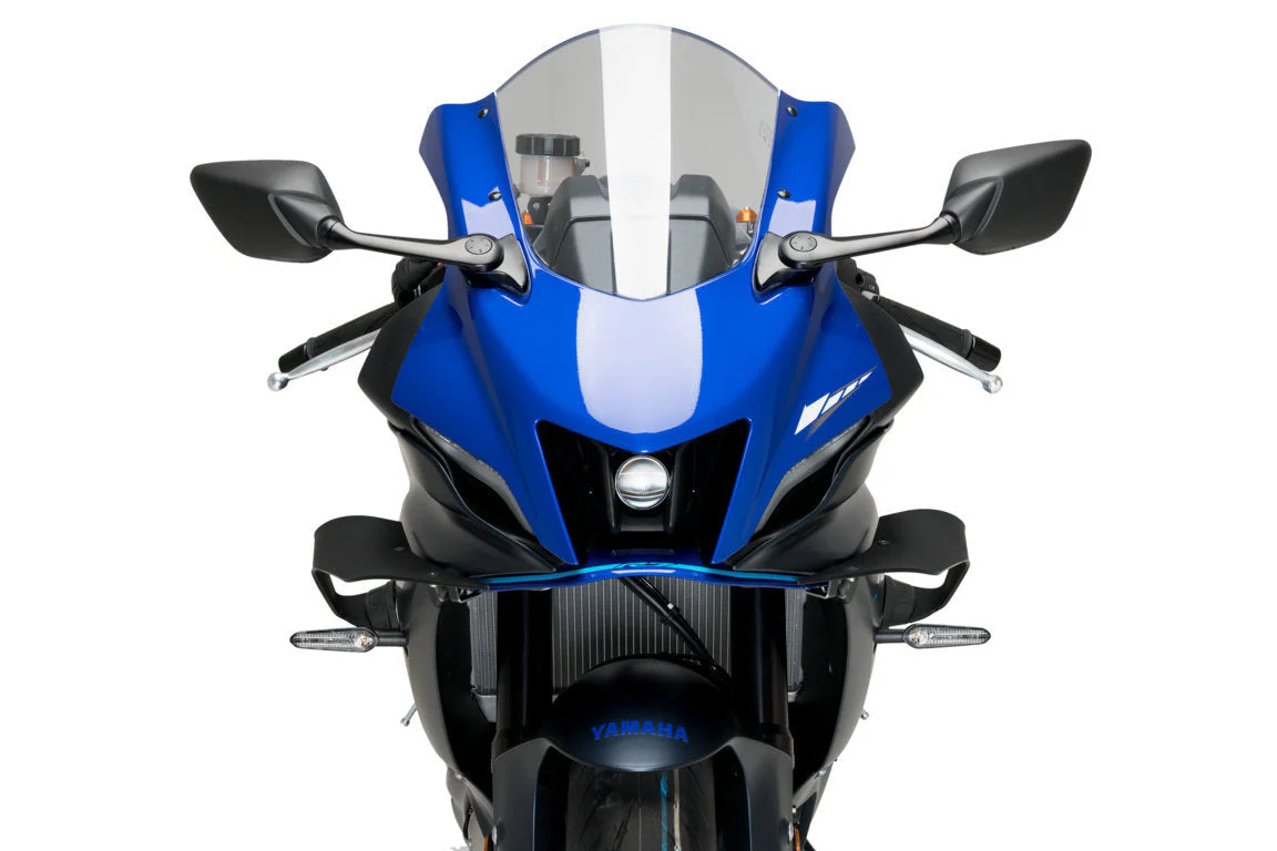 Puig Side Downforce Wings | Matte Black | Yamaha YZF-R7 2022>Current - Image 2