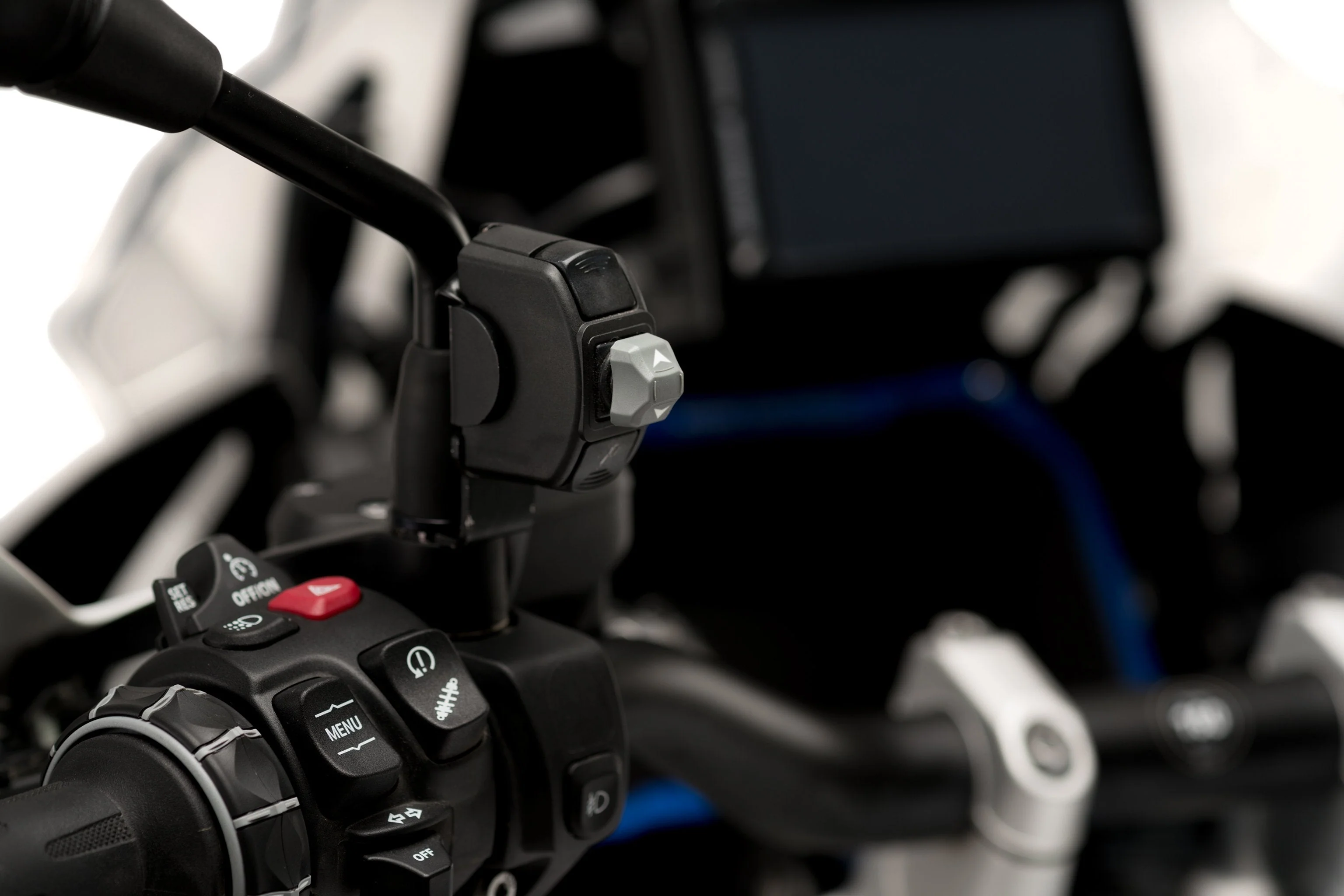 Puig Electronic Screen Mounting System | Black | BMW R 1200 GS Rallye/Exc 2017>2018