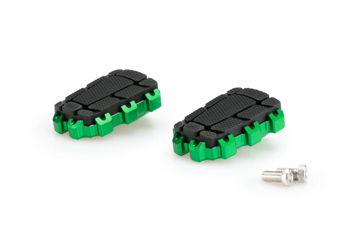 Puig Enduro 2.0 Footpegs | Green