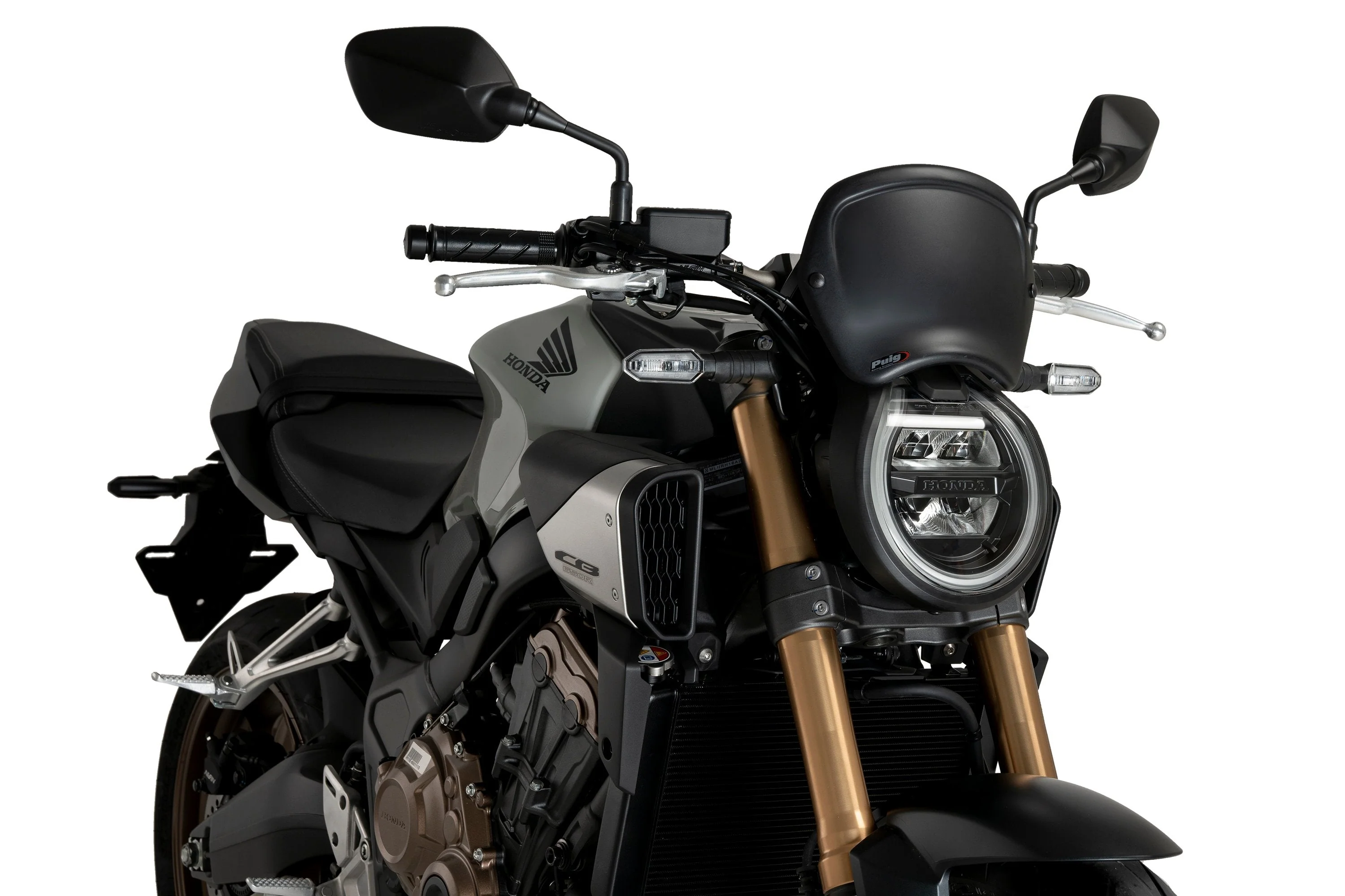 Puig Fly Screen (ABS) | Matte Black | Honda CB650R 2024>Current