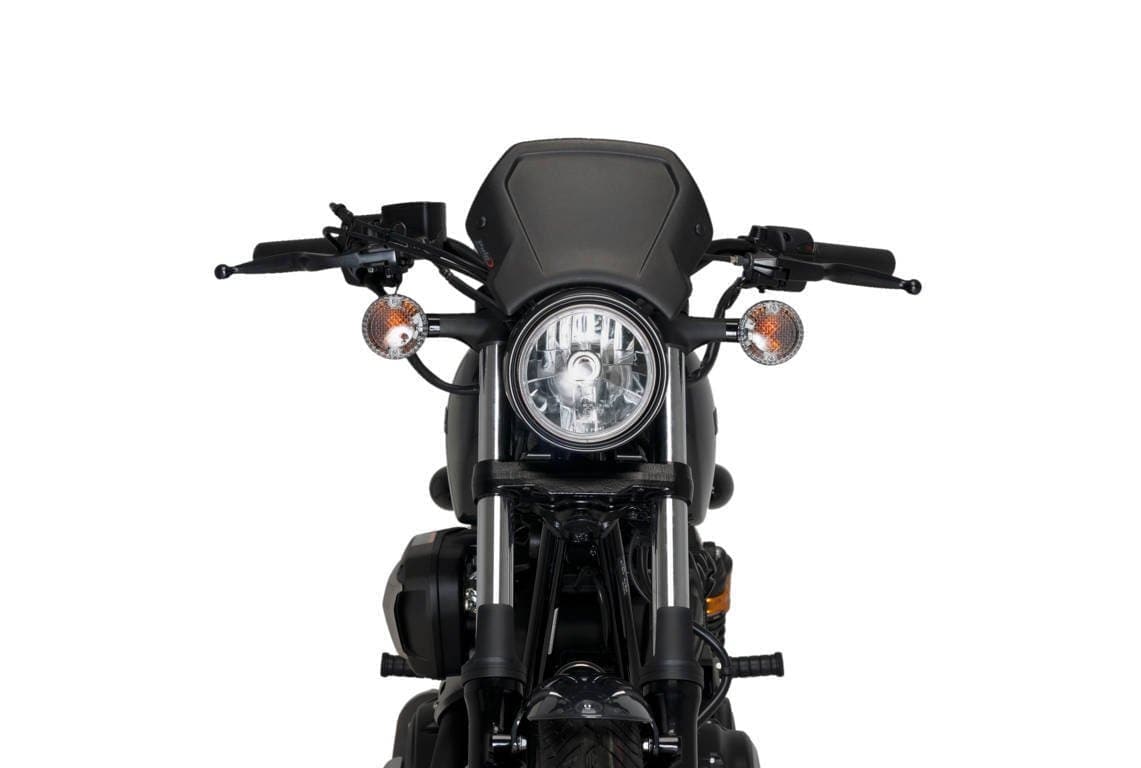 Puig Fly Screen | (Aluminium) Matte Black | Yamaha XV 950 Racer 2014>Current - Image 2
