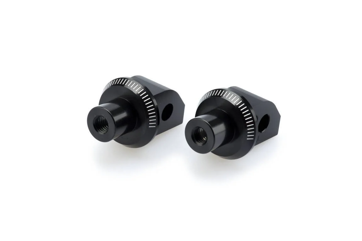 Puig Footpeg Adaptors Passenger | Black | Various Triumph Models