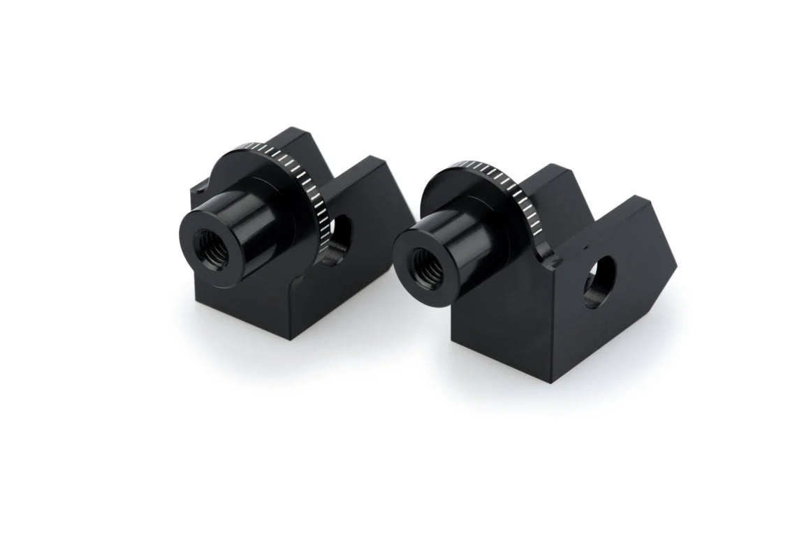 Puig Footpeg Adaptors Rider | Black | Honda CRF 1100 L Africa Twin Adventure Sports 2020>Current