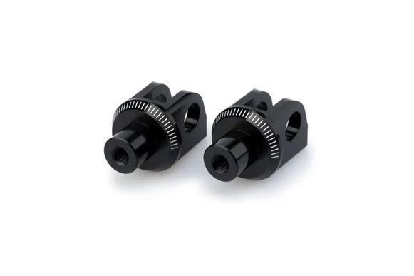 Puig Footpeg Adaptors Rider | Black | Kawasaki Z H2 2020>Current