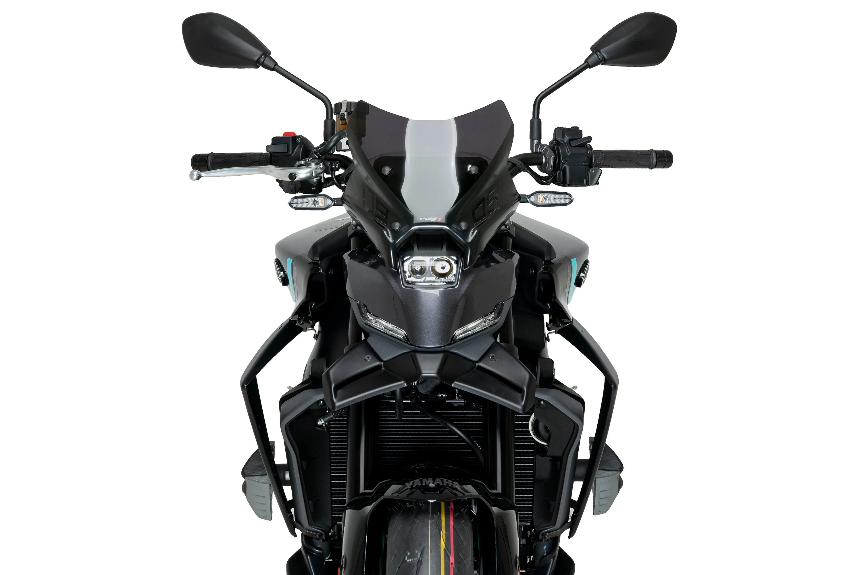 Puig Front Downforce Wings | Matte Black | Yamaha MT-09/SP 2024>Current - Image 3