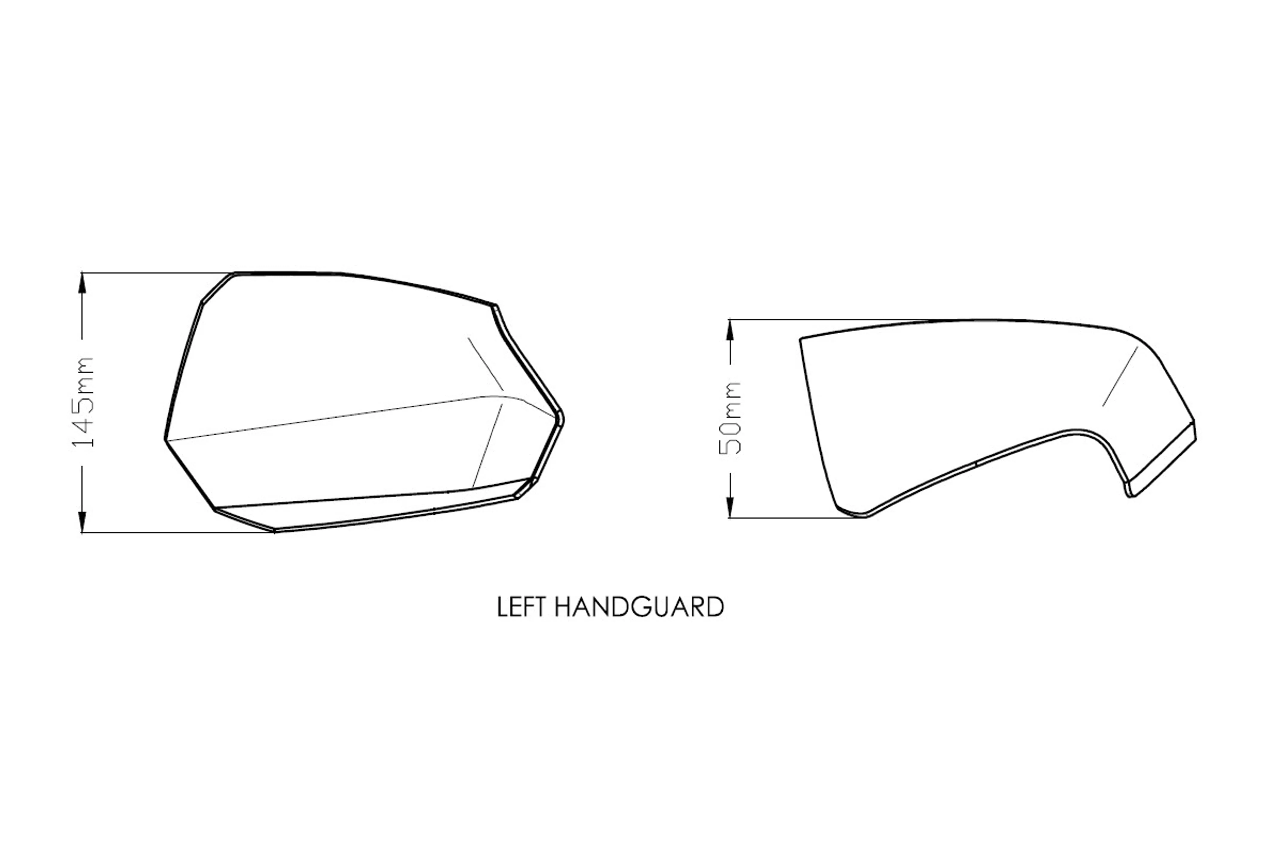 Puig Handguards | Clear | Yamaha TMAX 560 2022>Current