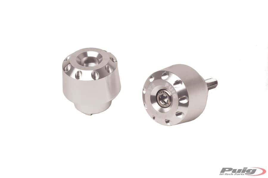 Puig Short Bar Ends | Silver | Honda Forza 125/350 2021>Current