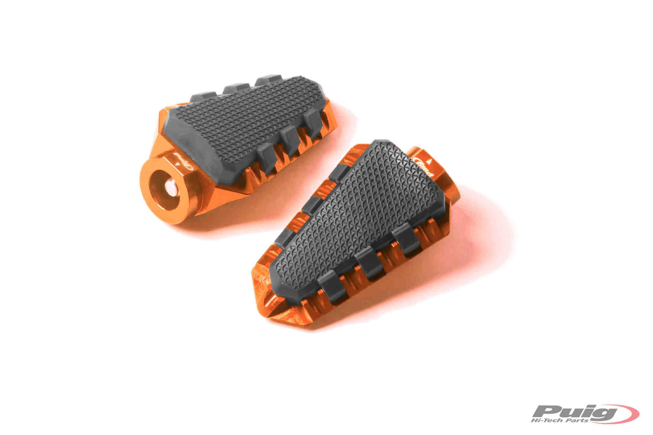 Puig Trail Footpegs | Orange
