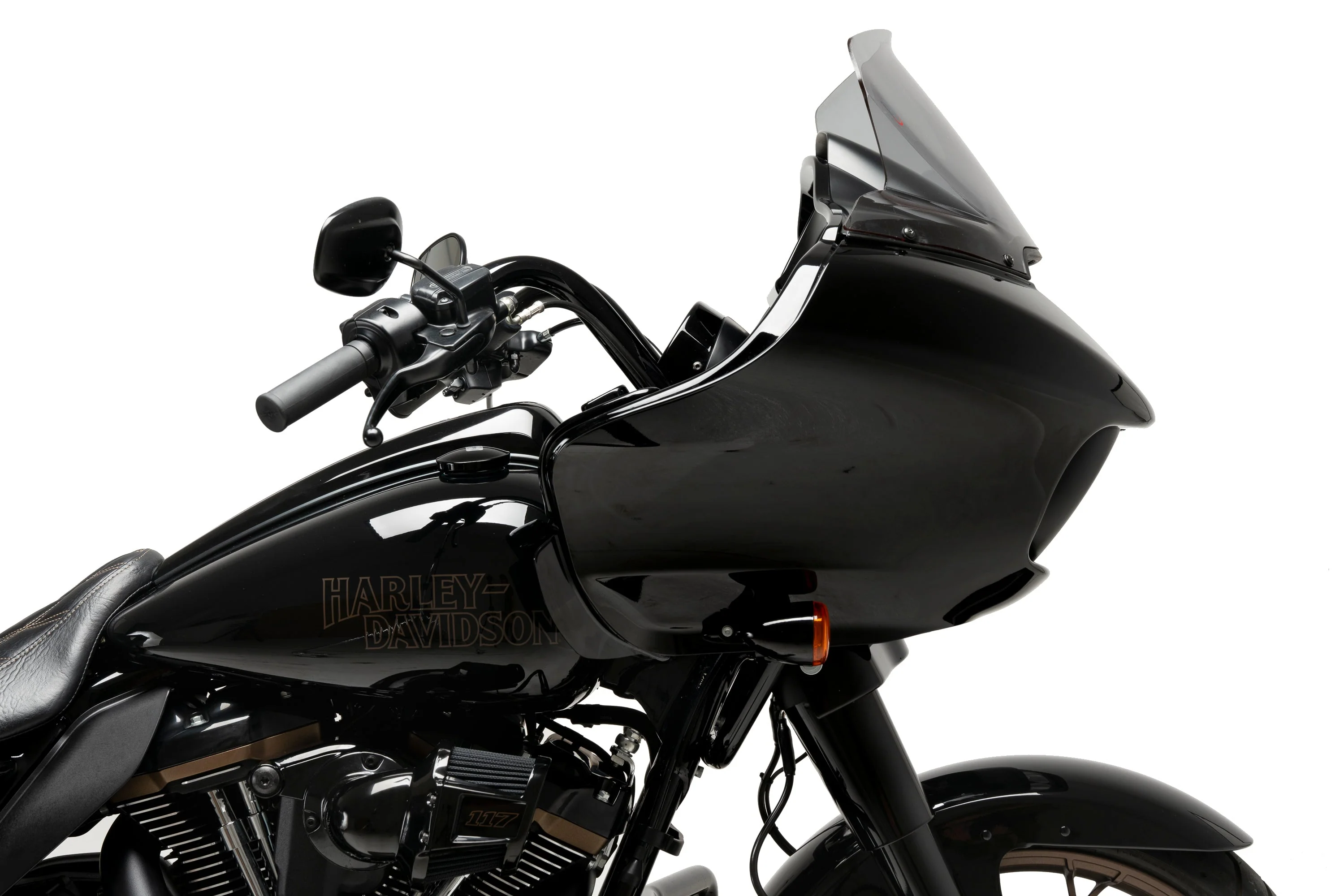 Puig High-Road Touring Screen for OEM Fairing | Light Smoke | Harley Davidson Road Glide (FLTRX) 2015>2019 - Image 3