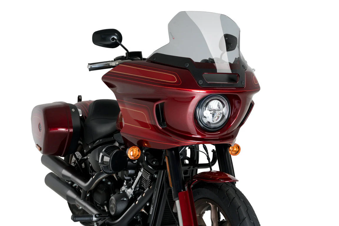 Puig High-Road Touring Screen | Light Smoke | Harley Davidson Softail Low Rider ST (FXLRST) 2022>Current
