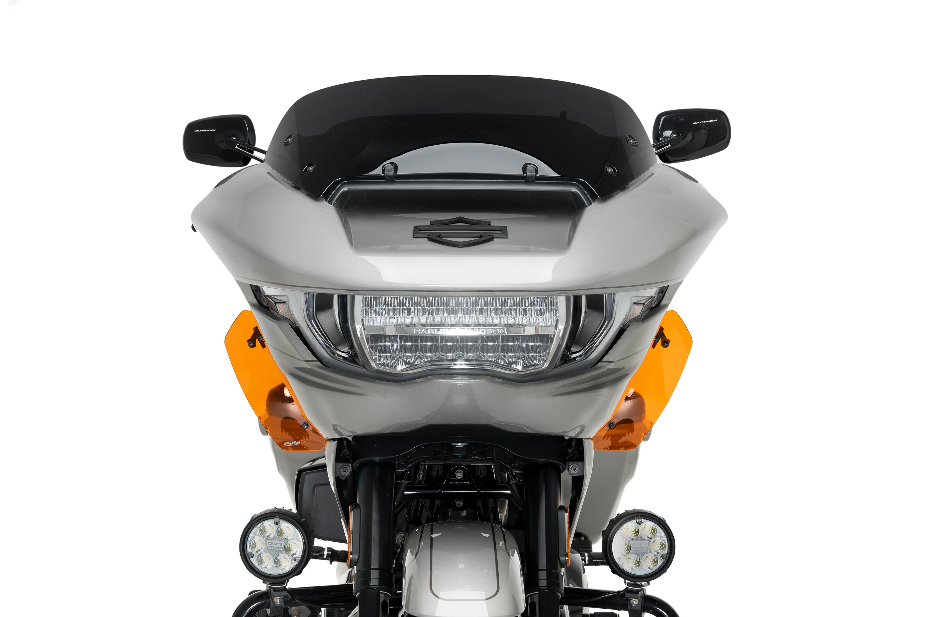 Puig Lower Wind Deflectors | Orange | Harley Davidson Road Glide (FLTRX) 2024>Current