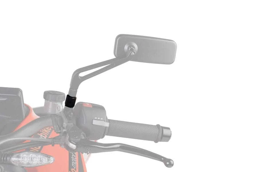 Puig Mirror Adaptor Left Side | Black | BMW R nineT 2014>2024