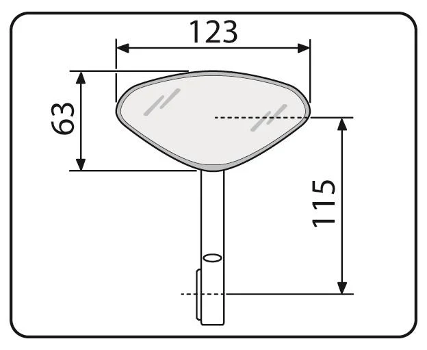 Puig Hi-Tech 4 Mirror - Left or Right - Sold Individually | Aluminium - Image 3