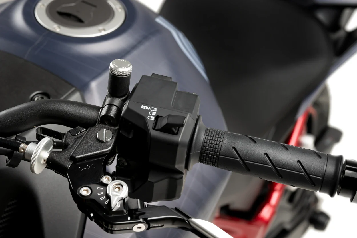 Puig Mirror Hole Screw Plugs | M8/125 LH & RH Threads | Black - Image 2