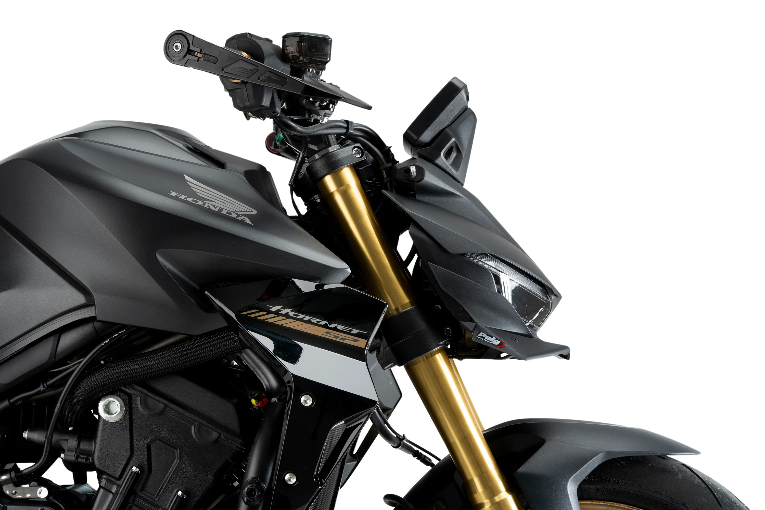 Puig Naked Front Wings | Matte Black | Honda CB1000 Hornet inc. SP 2025>Current - Image 5
