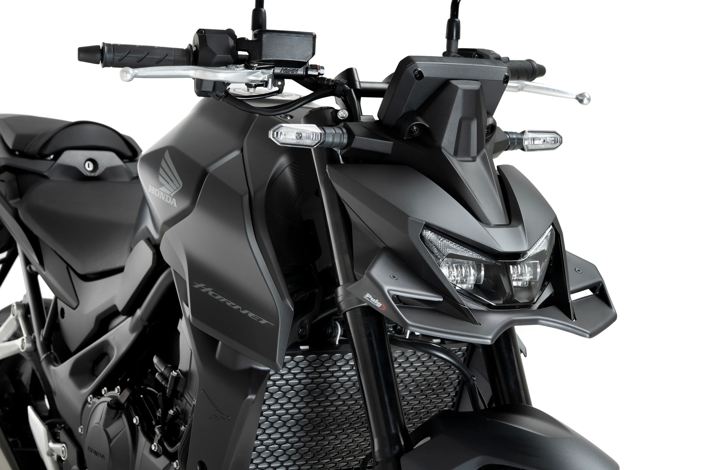 Puig Naked Front Wings | Matte Black | Honda CB750 Hornet 2025>Current - Image 2