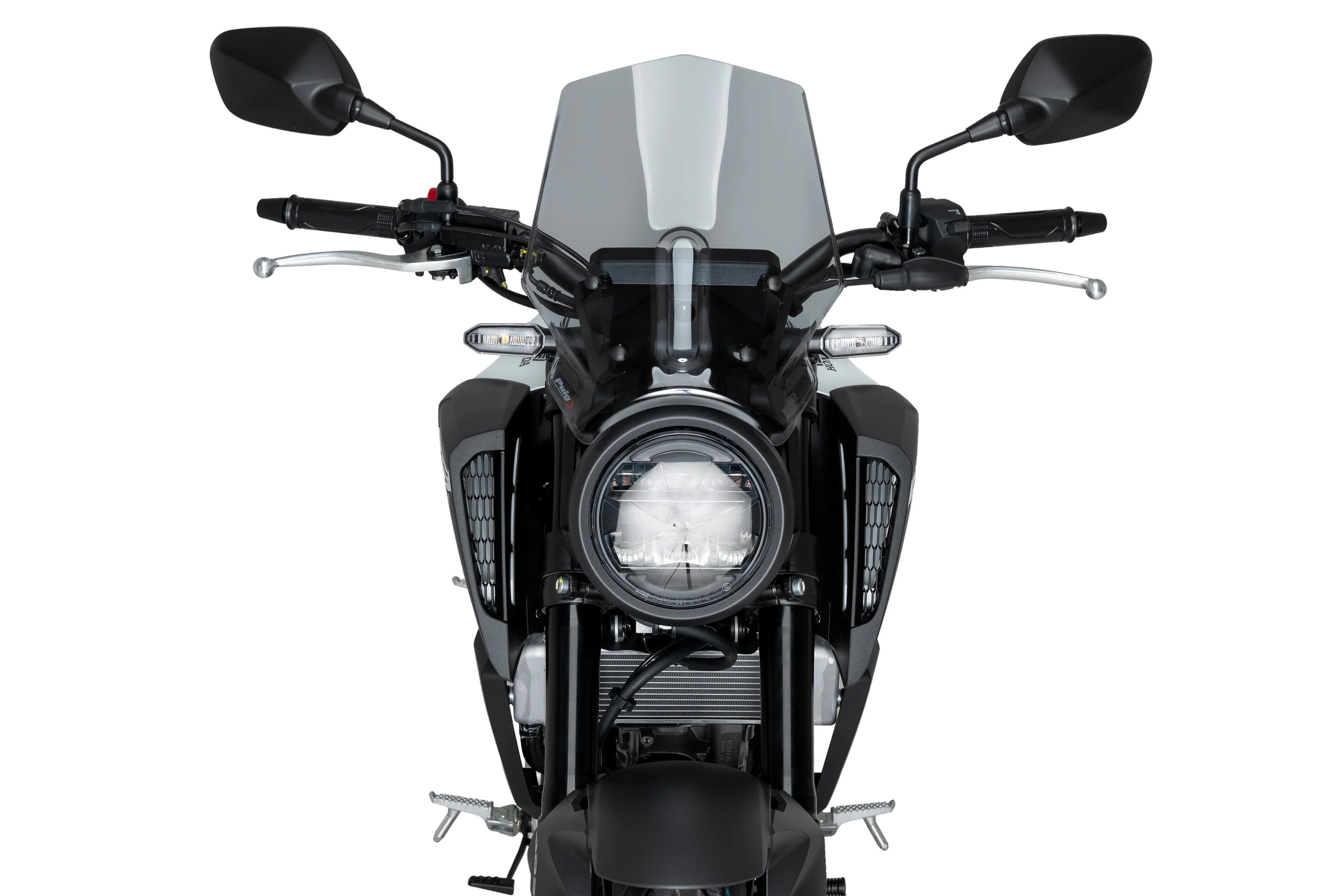 Puig Neo Sports Screen | Light Smoke | Honda CB125R/CB300R 2024>Current - Image 2