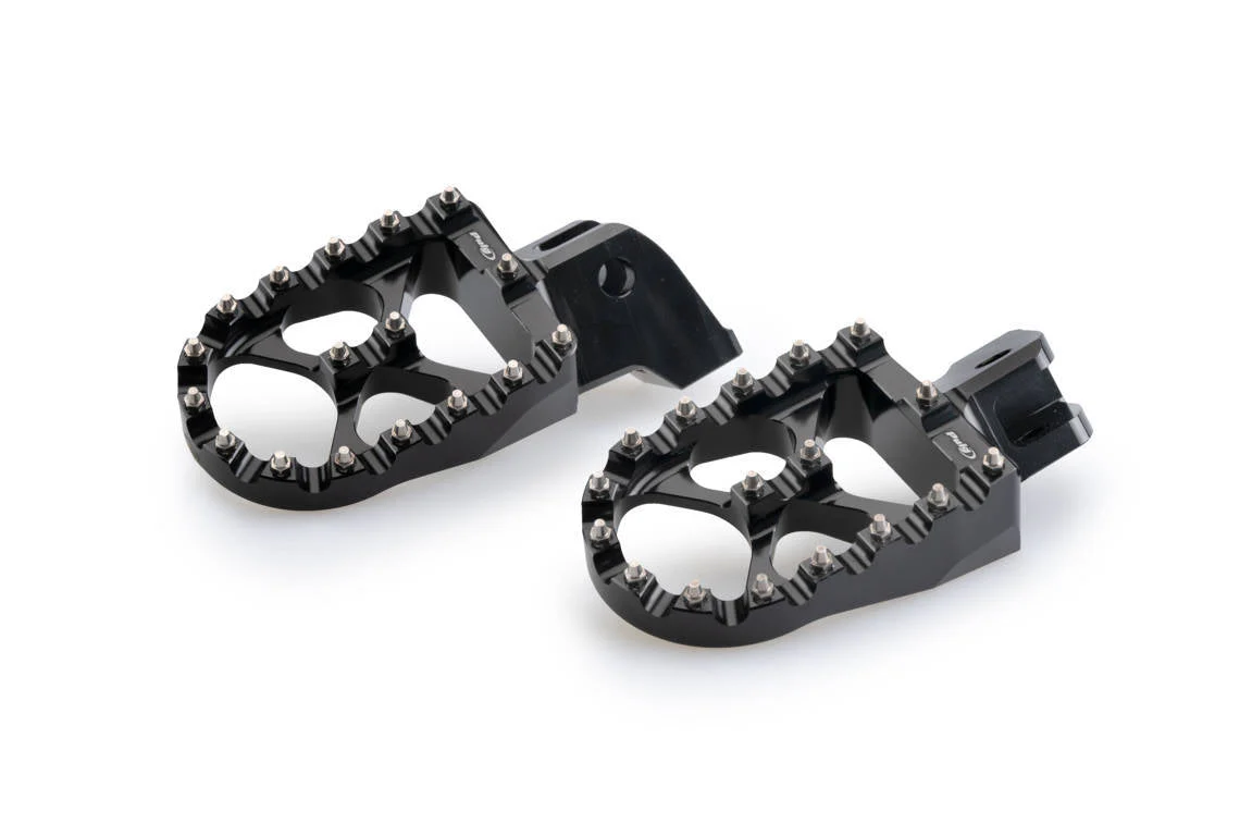 Puig Off-Road Footpegs | Black | Triumph Tiger 1200 Models