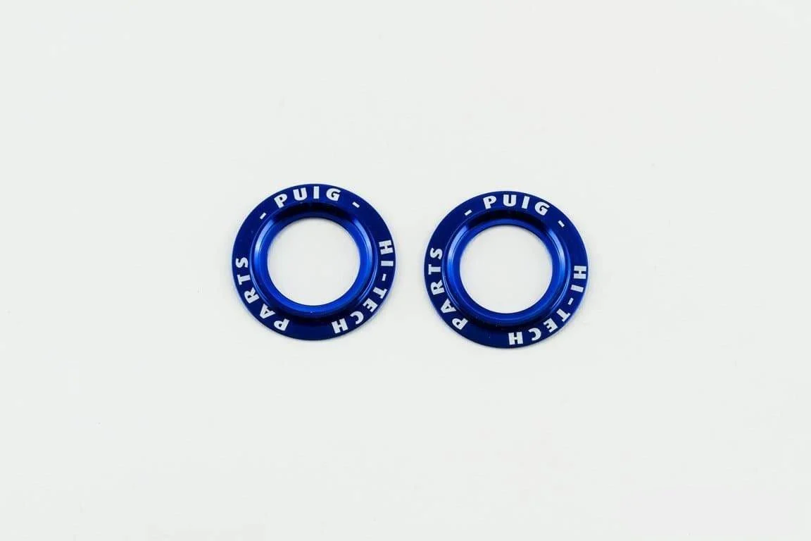 Puig PHB19 Fork/Swing Arm Protector Spares | Blue Rings