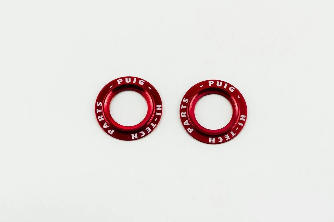 Puig PHB19 Fork/Swing Arm Protector Spares | Red Rings