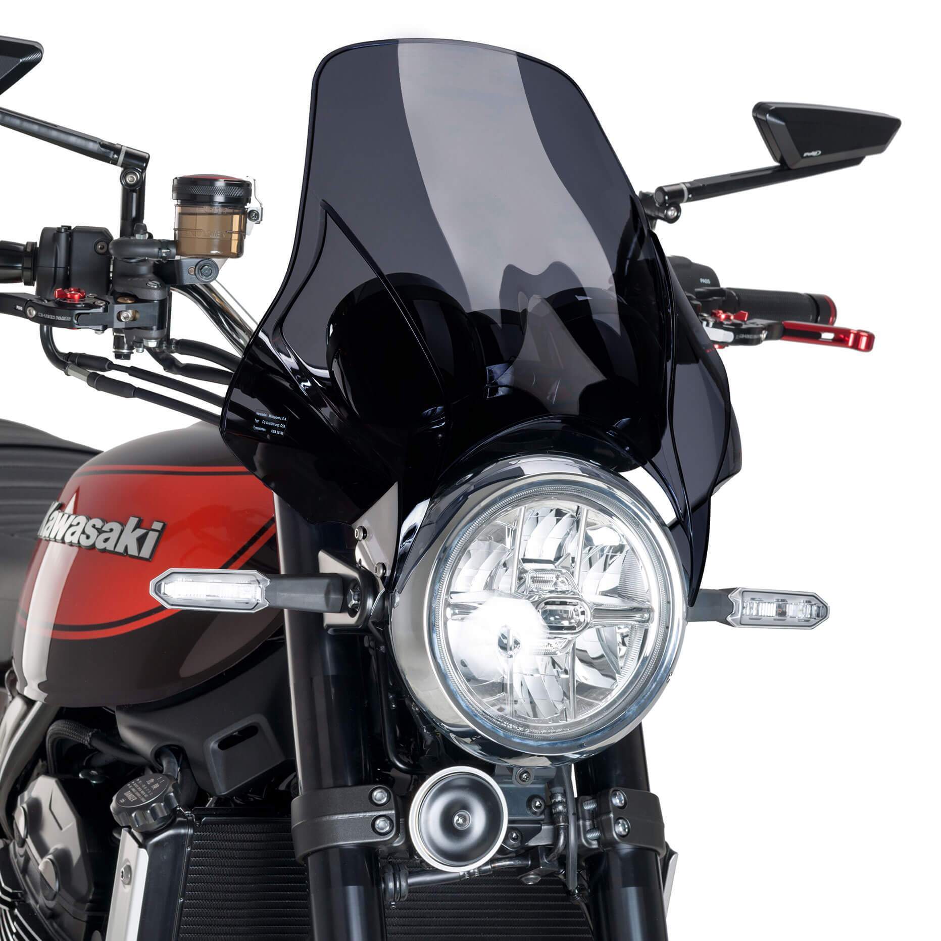 Puig Plus Universal Headlight Mounted Screen | Dark Smoke - Image 3