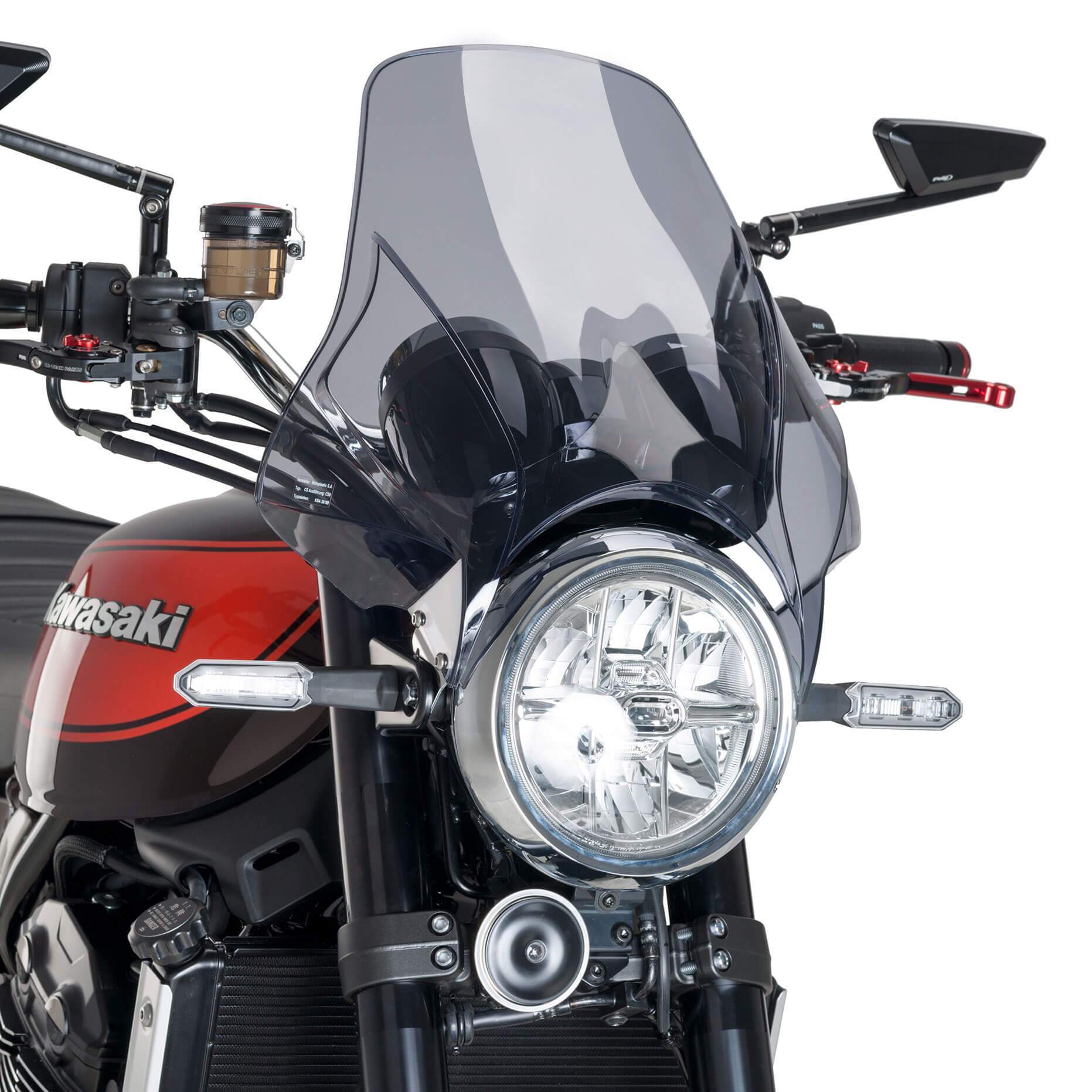 Puig Plus Universal Headlight Mounted Screen | Light Smoke - Image 3