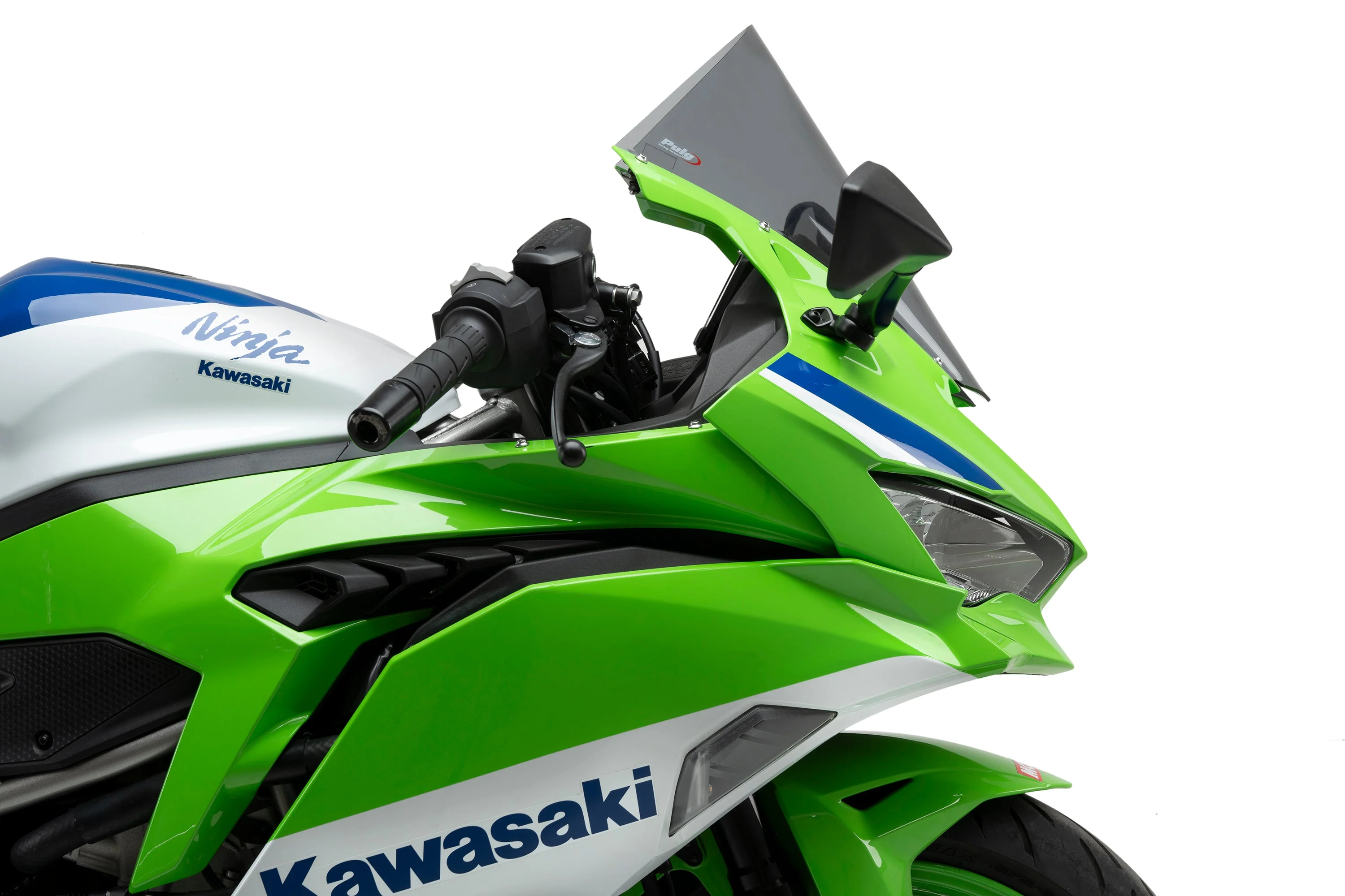 Puig R-Racer Screen | Light Smoke | Kawasaki Ninja ZX-4R/RR 2024>Current - Image 3