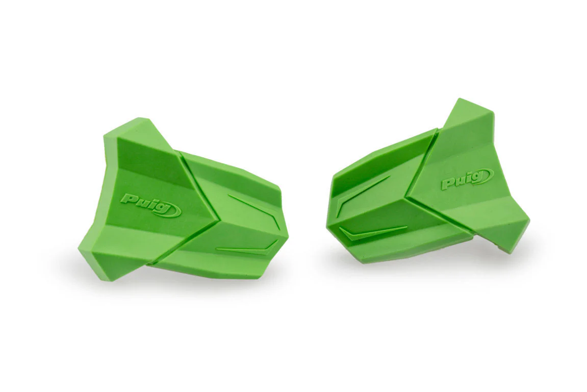 Puig R19 Frame Slider Spare Blocks | Green