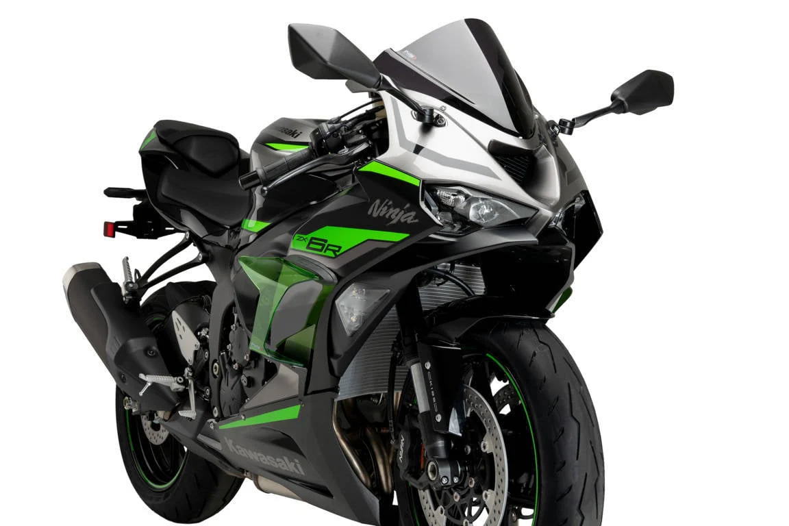 Puig Race Side Downforce Wings | Green | Kawasaki Ninja ZX-6R 2024>Current