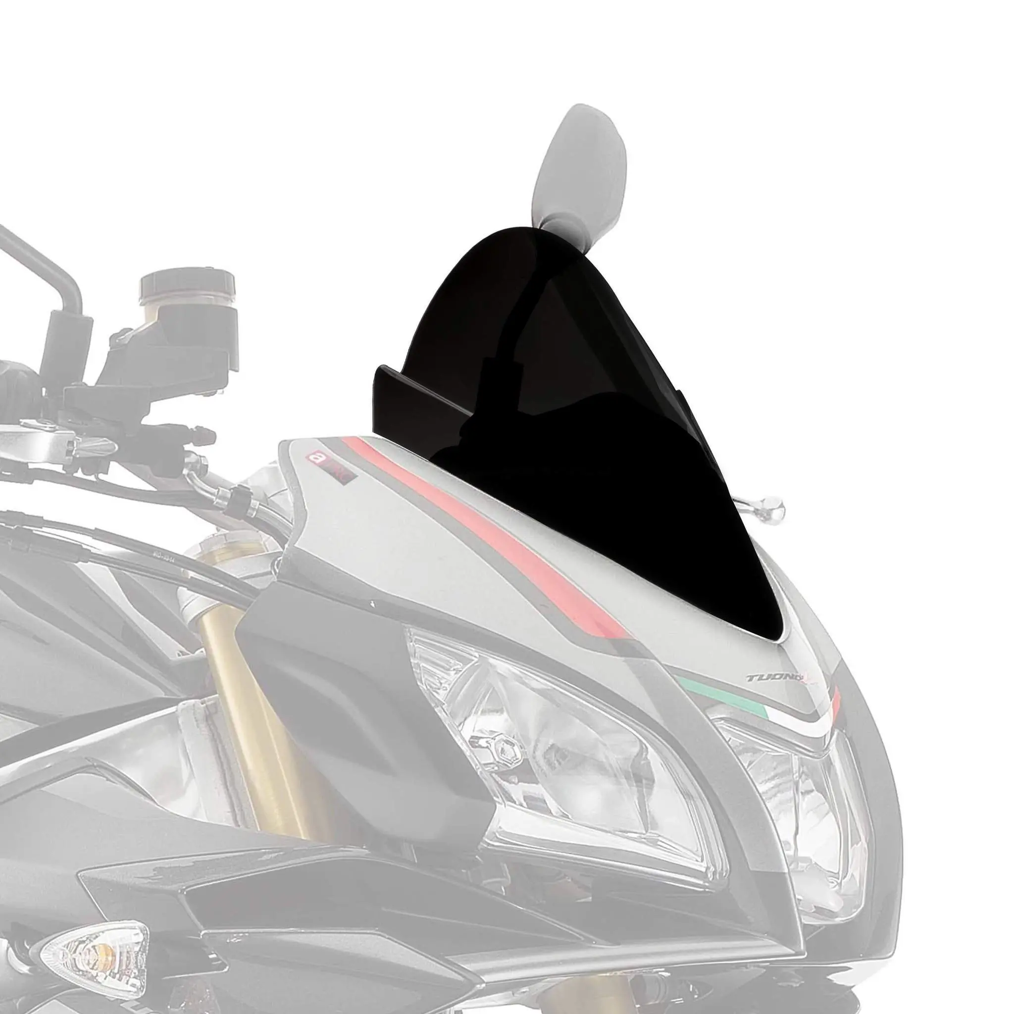 Puig Racing Screen | Black (Opaque) | Aprilia Tuono V4 1100 Factory 2015>2020