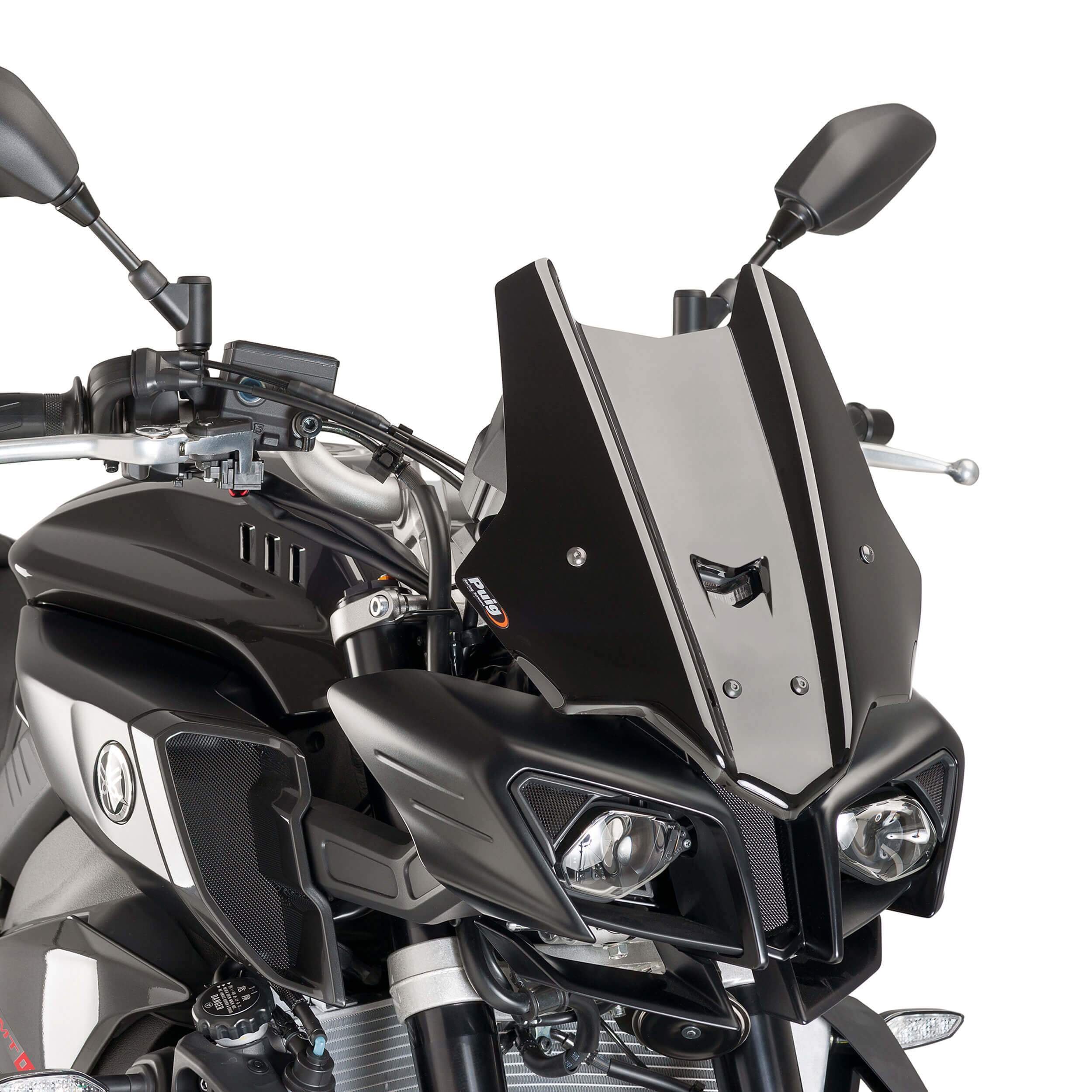 Puig Racing Screen | Black (Opaque) | Yamaha FZ-10 2016>2017 - Image 2