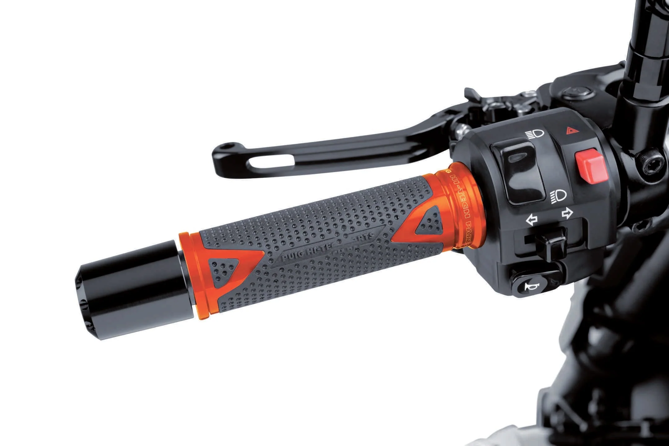 Puig Radikal Grips 123mm Length | Orange - Image 2