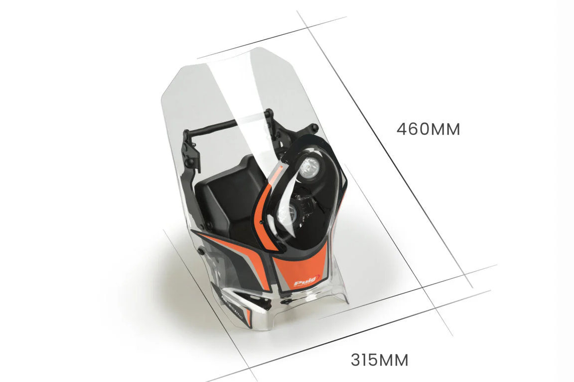 Puig Rally Semifairing | Clear | KTM 530 EXC 2005>2014 - Image 6