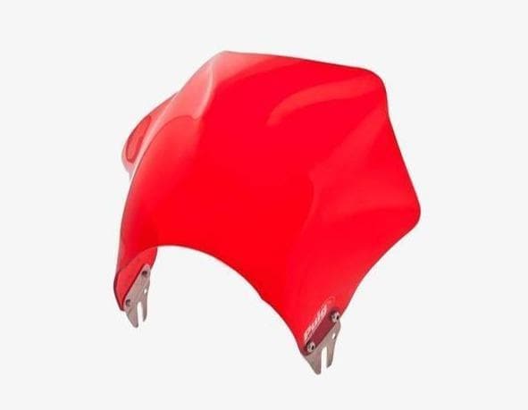 Puig Raptor Universal Headlight Mounted Screen | Red