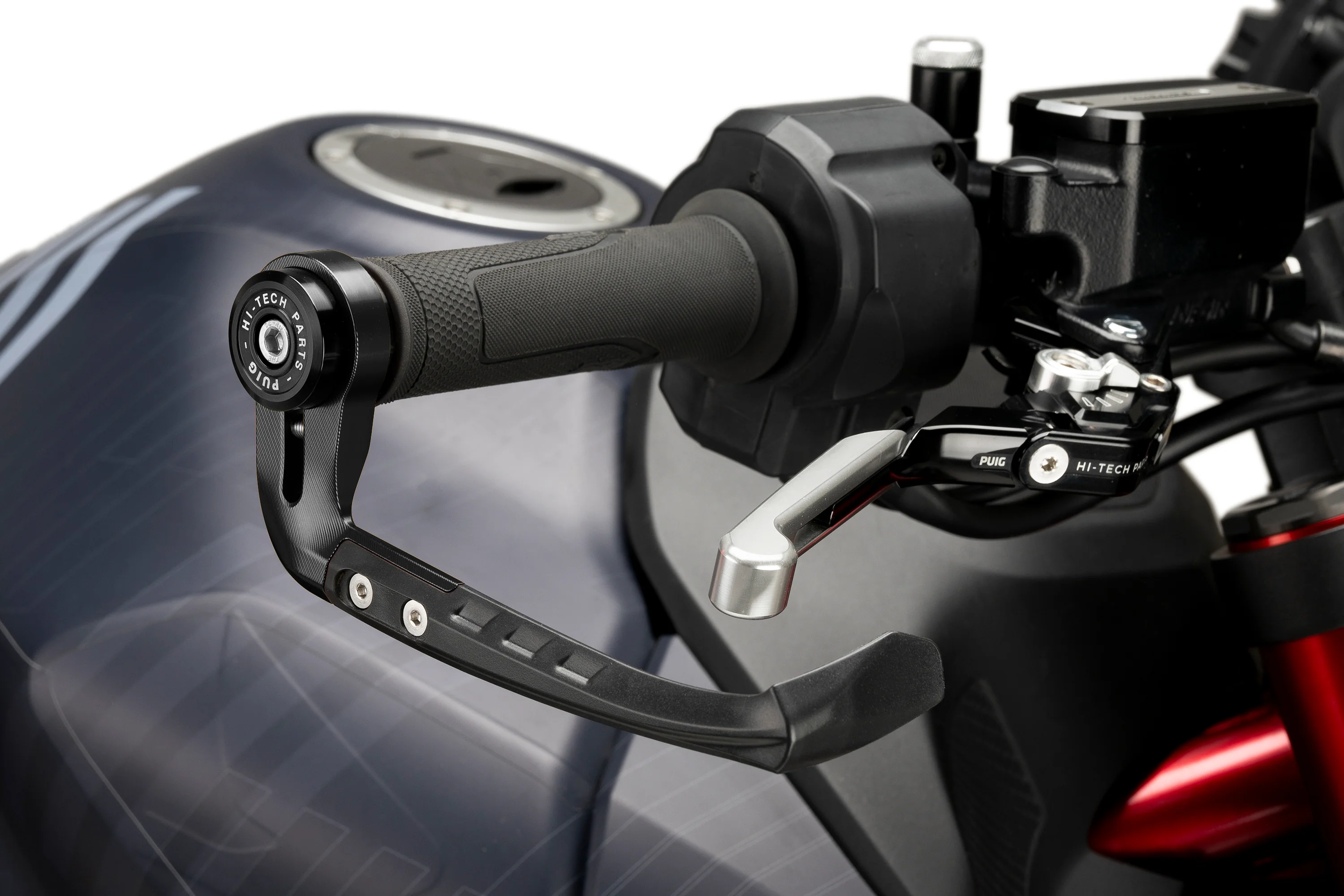 Puig Raw Brake Lever Protector | Black - Image 2