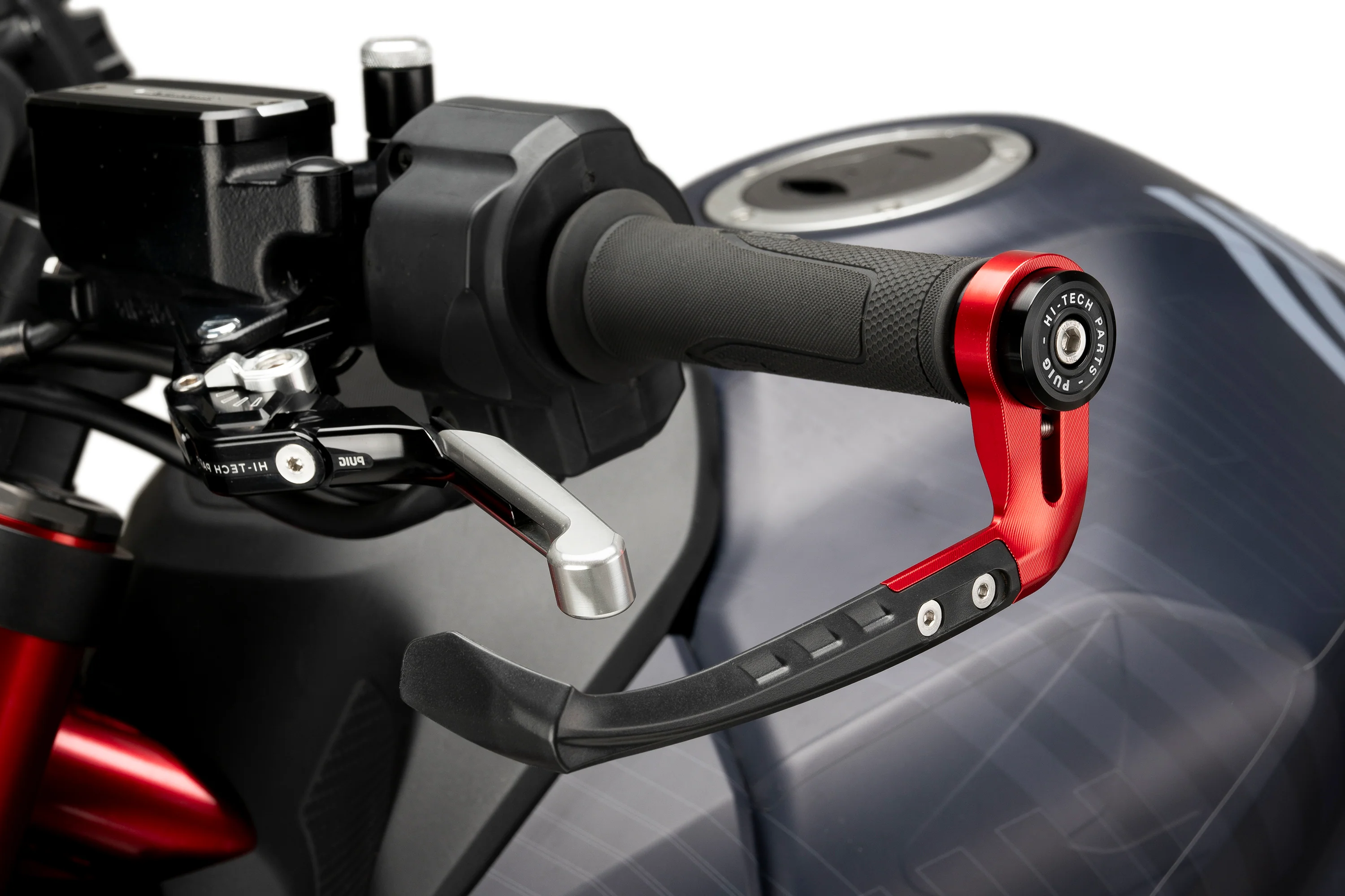 Puig Raw Clutch Lever Protector | Red - Image 2