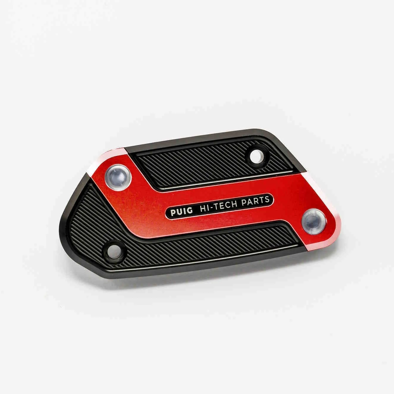 Puig Rear Clutch Fluid Reservoir Cover | Red | Fits Various BMW Models