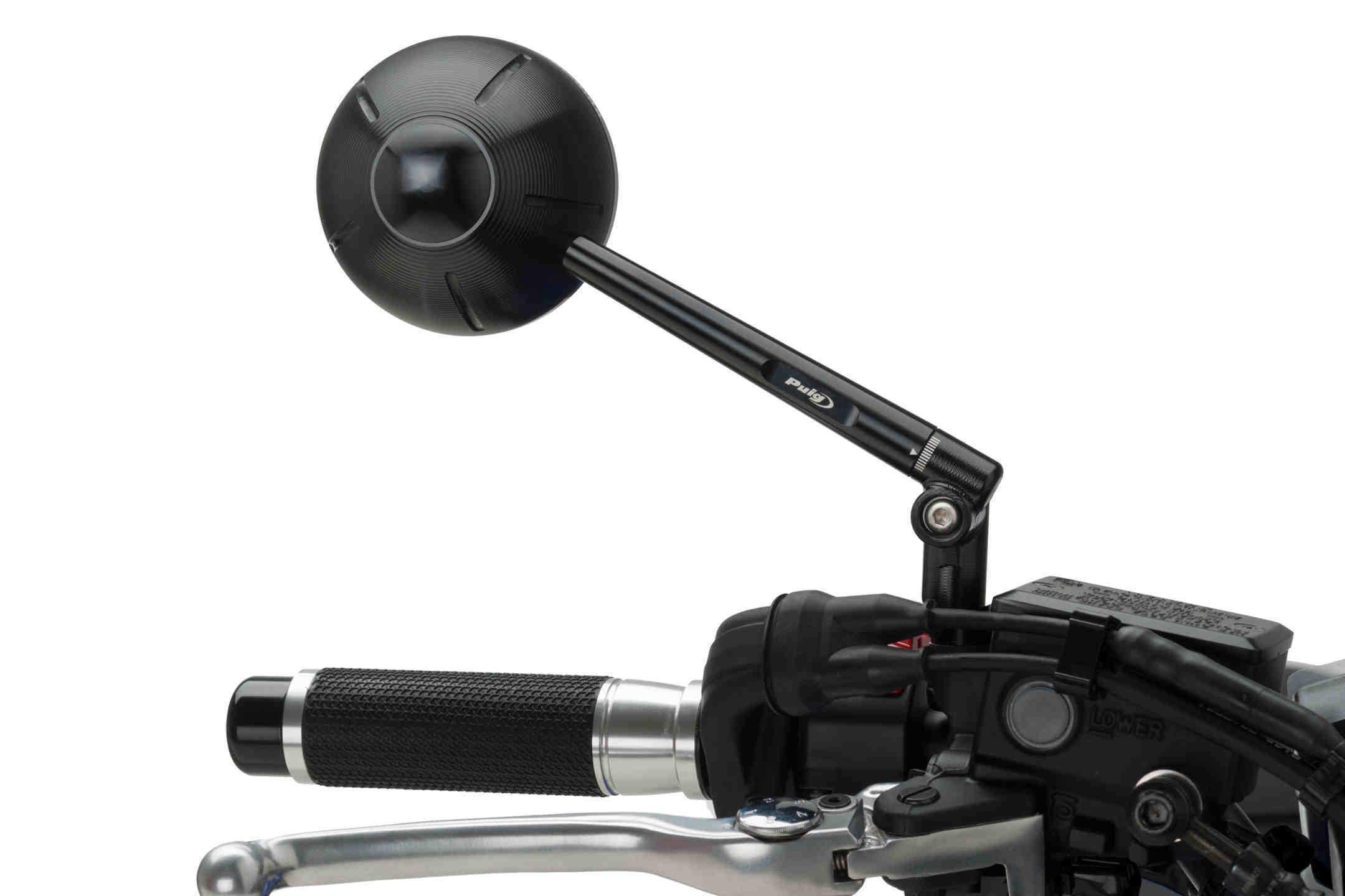 Puig Retro Mirror Right - M10 Fitment | Black