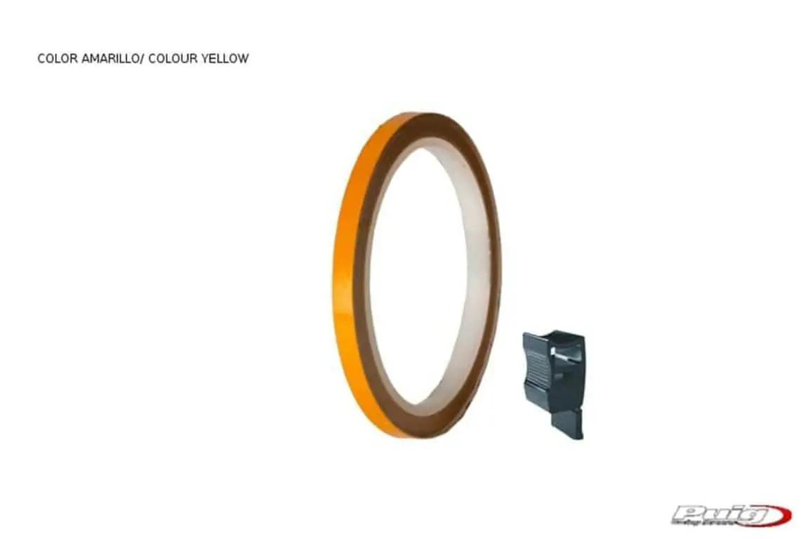 Puig Rim Tape with Applicator | Reflective Gold