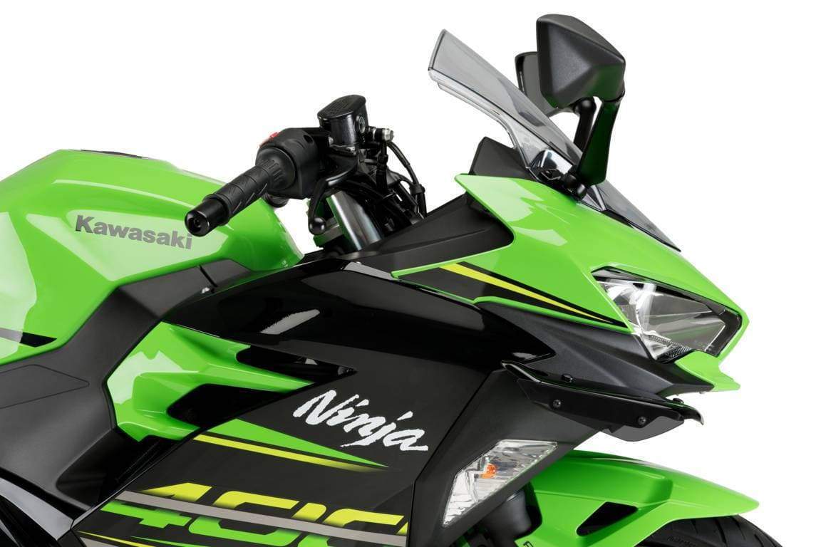 Puig Side Downforce Wings | Black | Kawasaki Ninja 400 2018>Current - Image 2