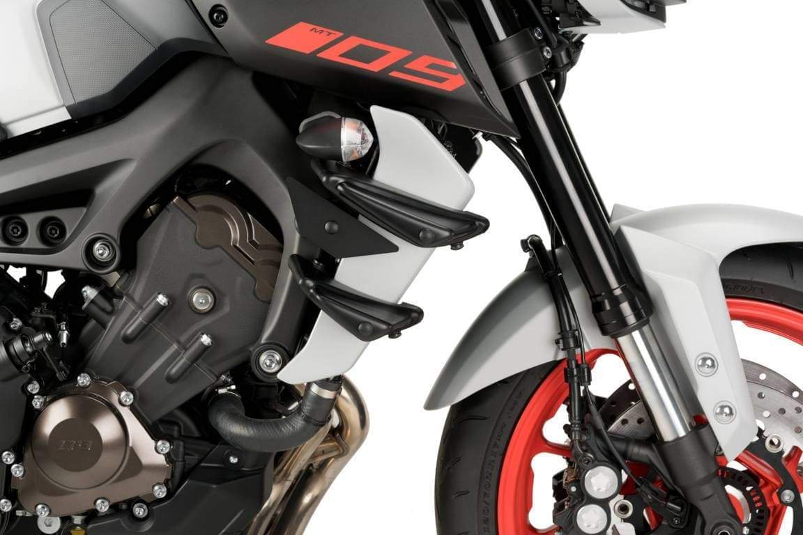Puig Side Downforce Wings | Black | Yamaha MT-09 2017>2020 - Image 4