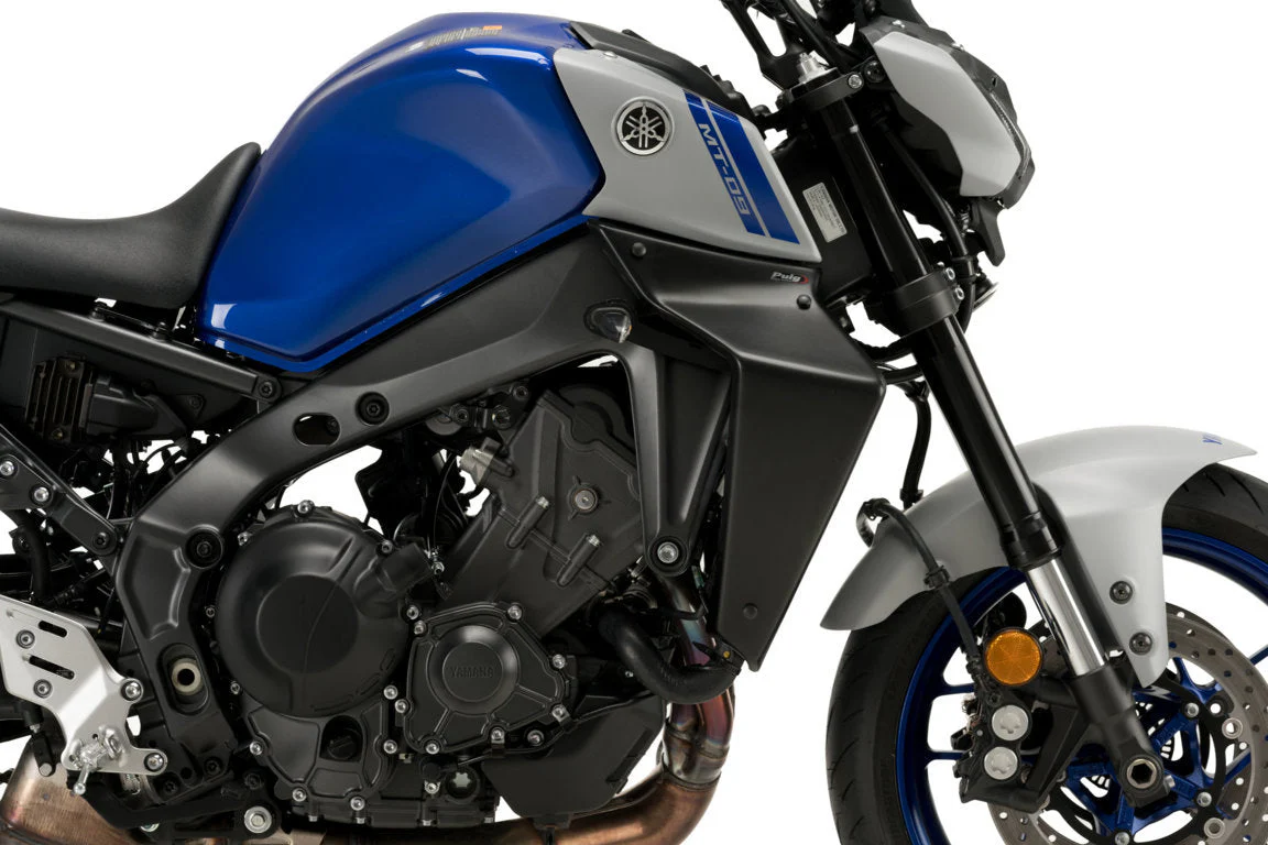 Puig Side Downforce Wings | Black | Yamaha MT-09 2021>2023 - Image 2
