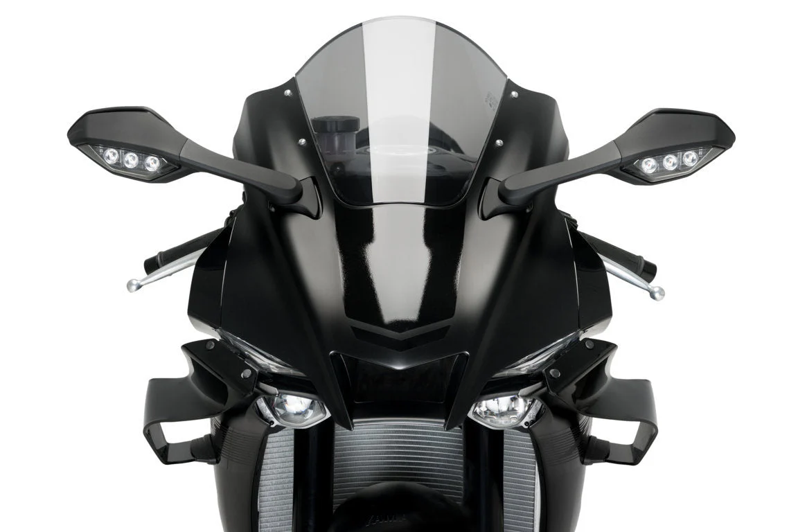 Puig Side Downforce Wings | Black | Yamaha YZF-R1 2020>Current - Image 2