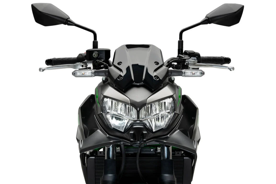Puig Side Downforce Wings | Carbon Look | Kawasaki Z650 2021>Current - Image 2