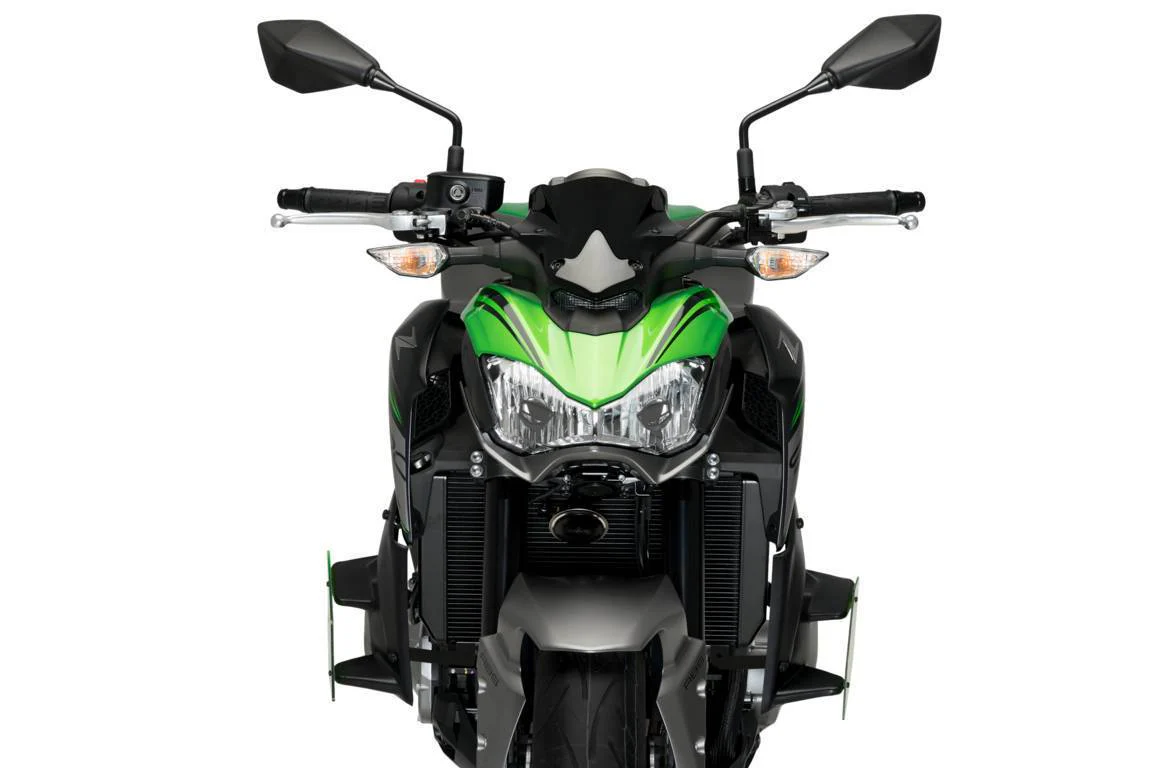 Puig Side Downforce Wings | Green | Kawasaki Z 900 2017>2019 - Image 2
