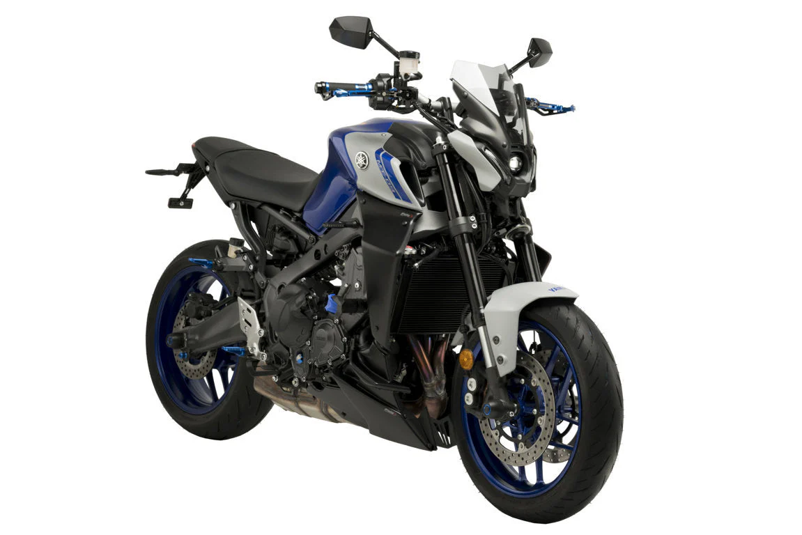 Puig Side Downforce Wings | Red | Yamaha MT-09 SP 2021>2023
