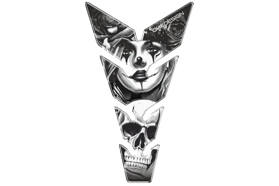Puig Skull & Poker Tank Pad | Black